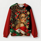 "Kipenzi" Christmas Sweatshirt — front view