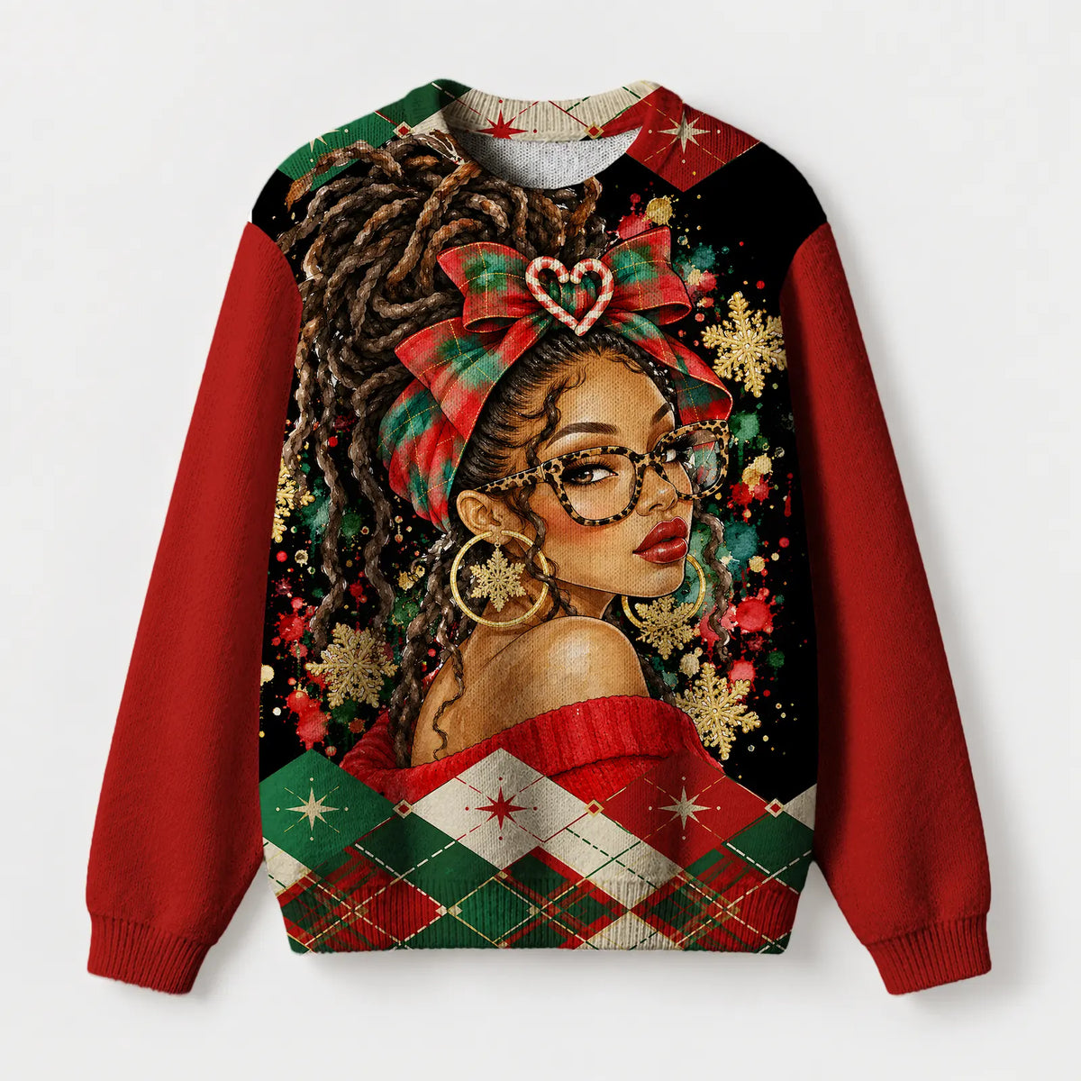 "Kipenzi" Christmas Sweatshirt — front view