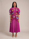 "Kipepeo" Puff Sleeve Dress