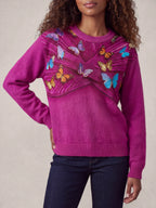 "Kipepeo" Sweatshirt — styled view on model