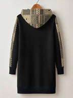 "Kiraka" Hoodie Dress — back flat