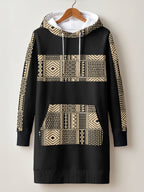 "Kiraka" Hoodie Dress — front flat