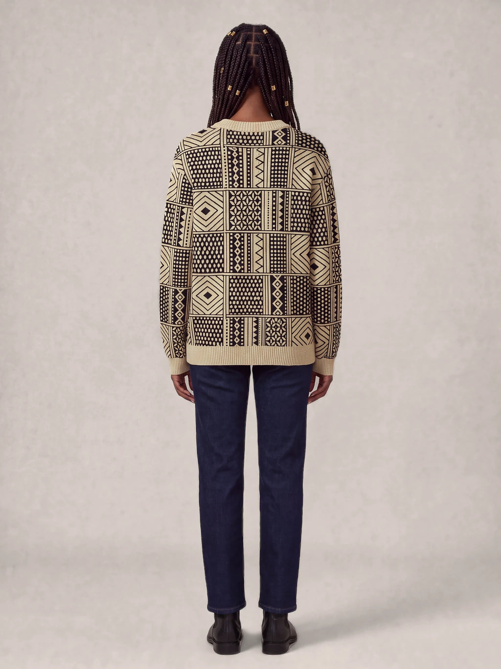 "Kiraka" Sweatshirt — back view on model