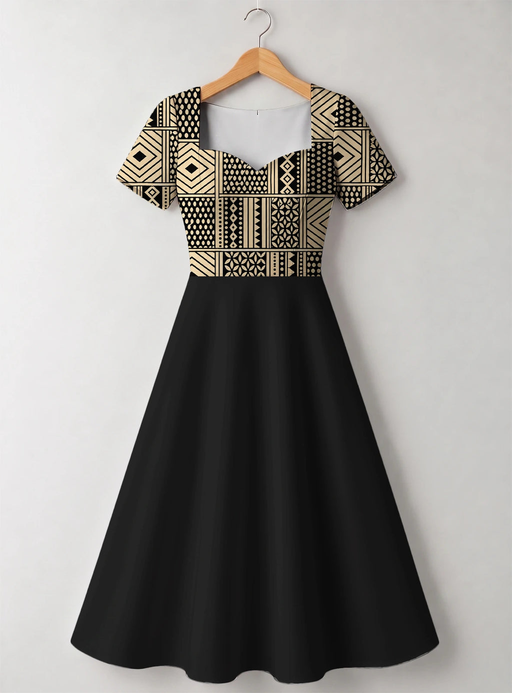 "Kiraka" Sweetheart Midi Dress Promo