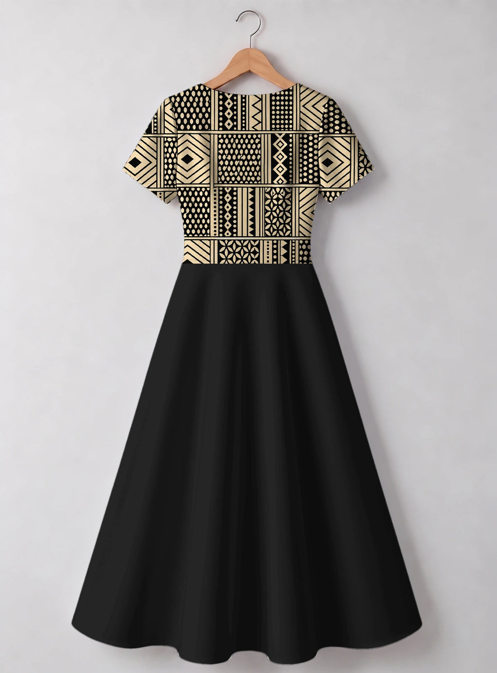 "Kiraka" V Neck Midi Dress