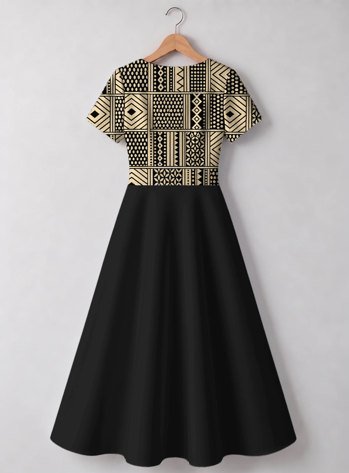 "Kiraka" V Neck Midi Dress