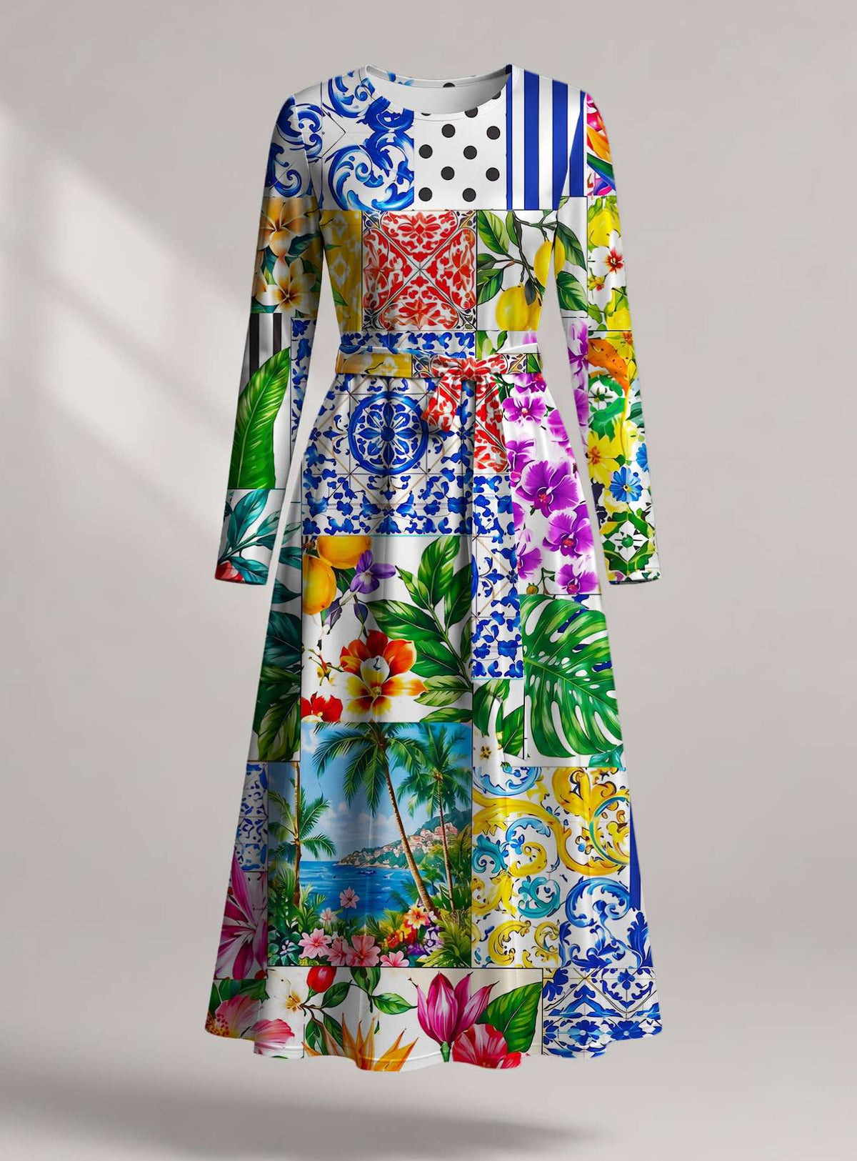 "Kisiwa" Viscose Midi Dress Promo