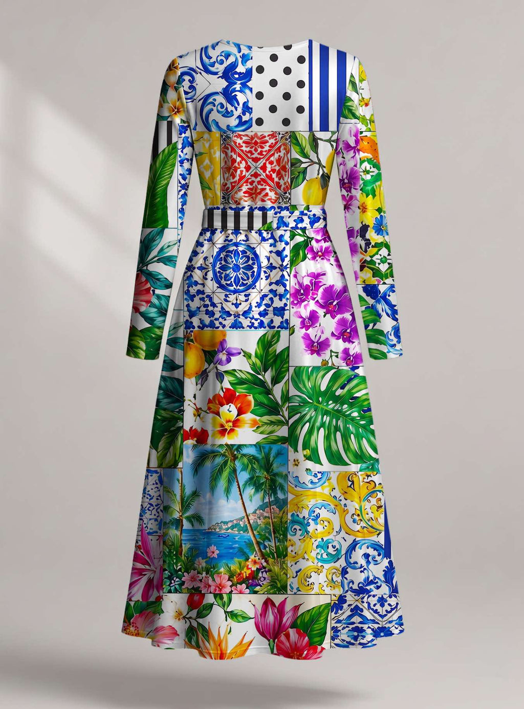 "Kisiwa" Viscose Midi Dress Promo