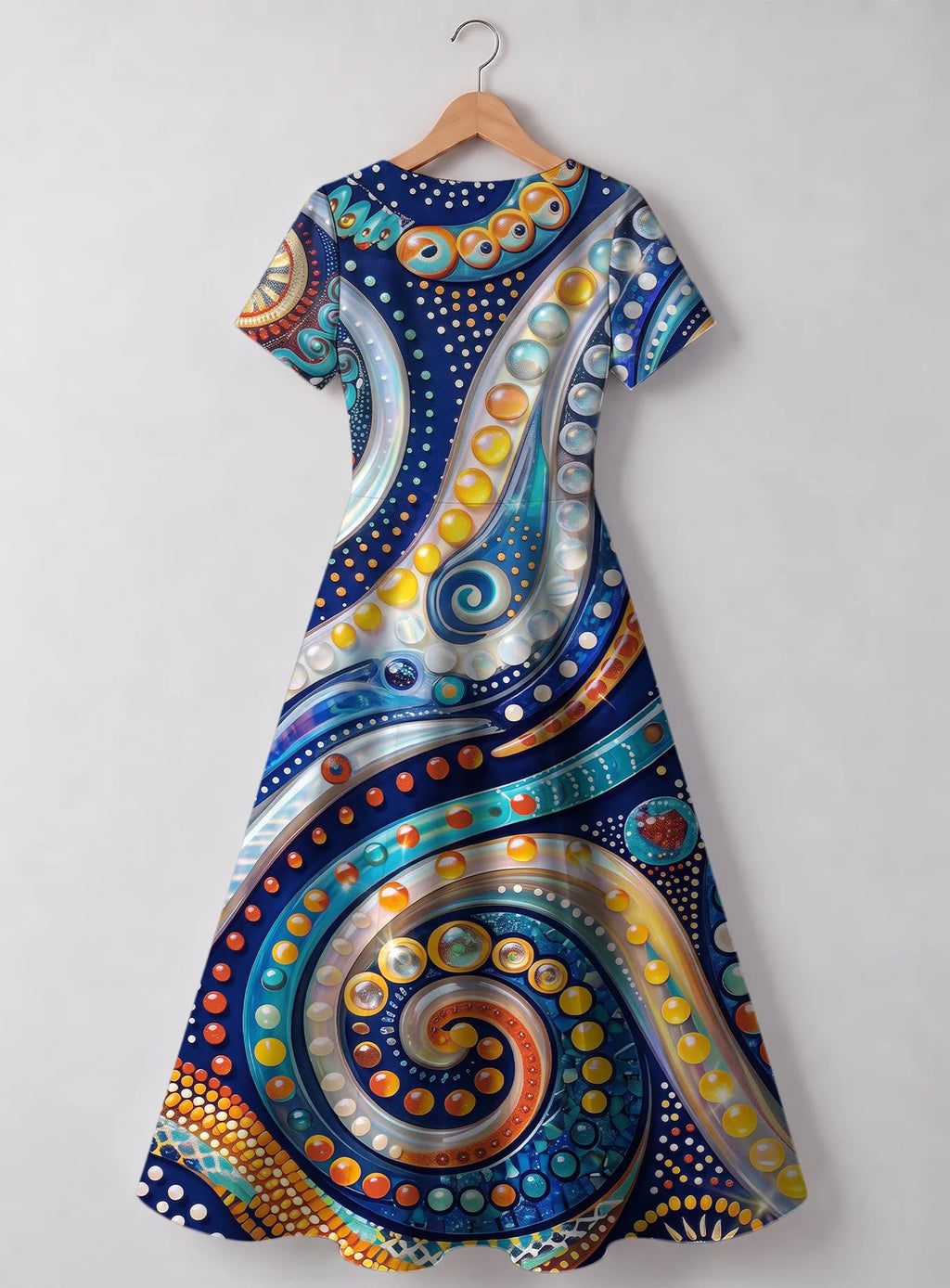 "Kito" V Neck Midi Dress