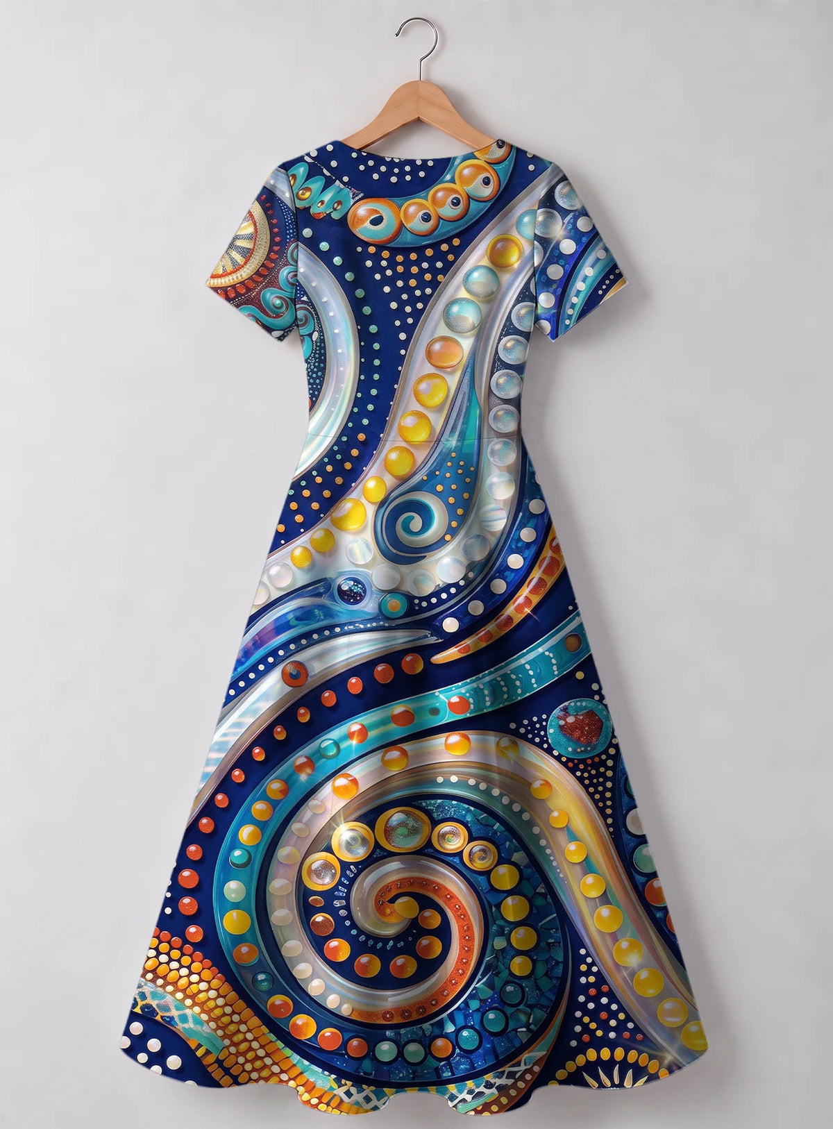 "Kito" V Neck Midi Dress