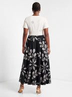 "Kivuli" Short Sleeve Maxi Dress — side
