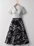 "Kivuli" V Neck Midi Dress Promo