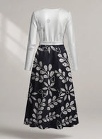 "Kivuli" Long Sleeve Midaxi Dress