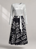 "Kivuli" Long Sleeve Midaxi Dress