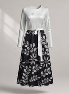 "Kivuli" Long Sleeve Midaxi Dress