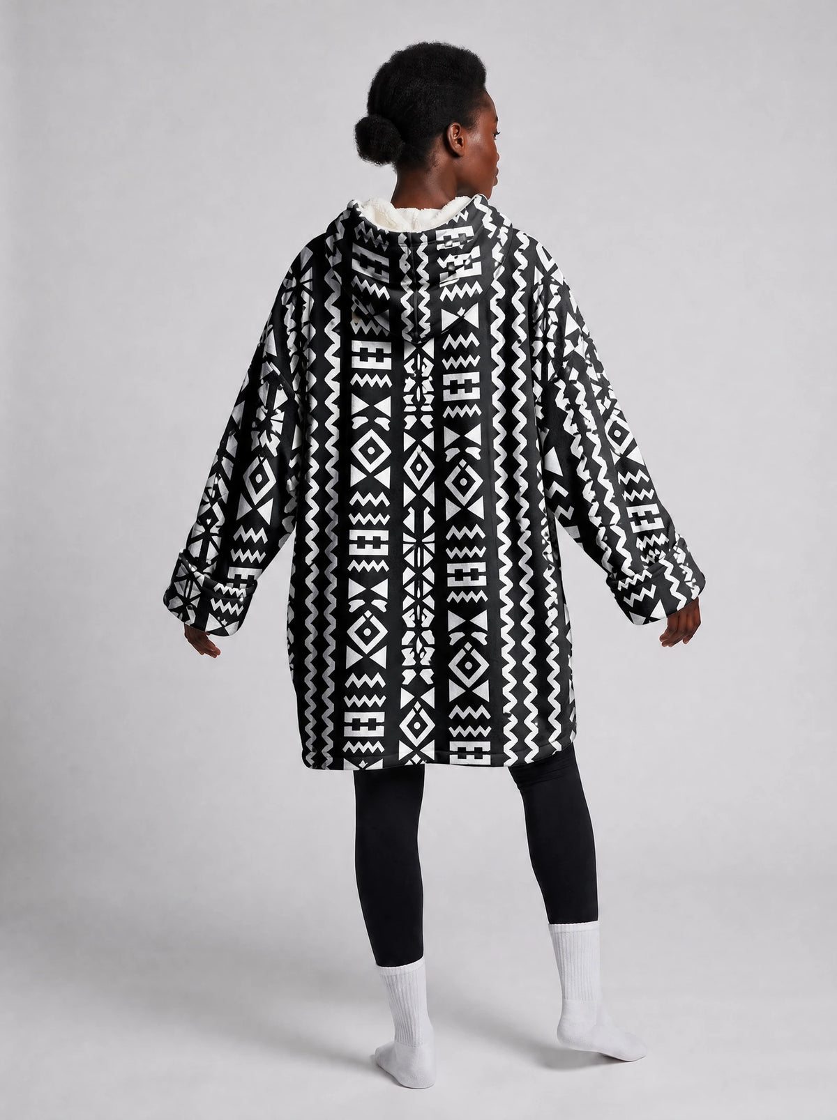 "Kuba" Blanket Hoodie — side