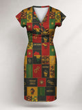 "Kumbuka" Cap Sleeve Midi Dress Promo