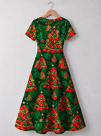 "Kuumba" Sweetheart Midi Dress — back flat