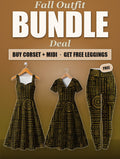 "Lamu" 2 Dresses + Free Leggings
