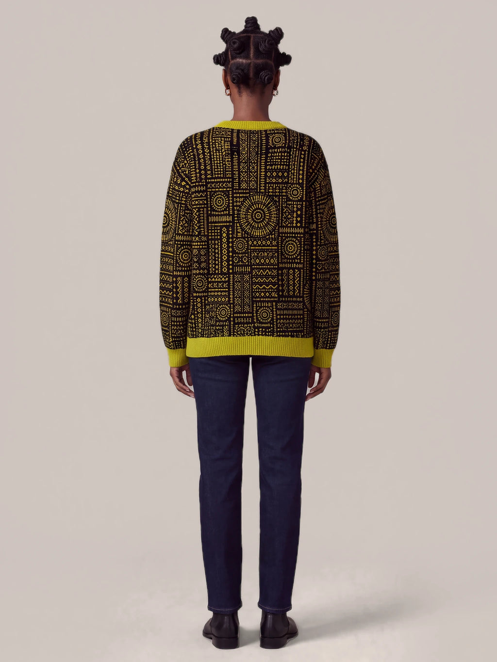 "Lamu" Sweatshirt — back view on model