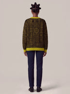 "Lamu" Sweatshirt — back view on model