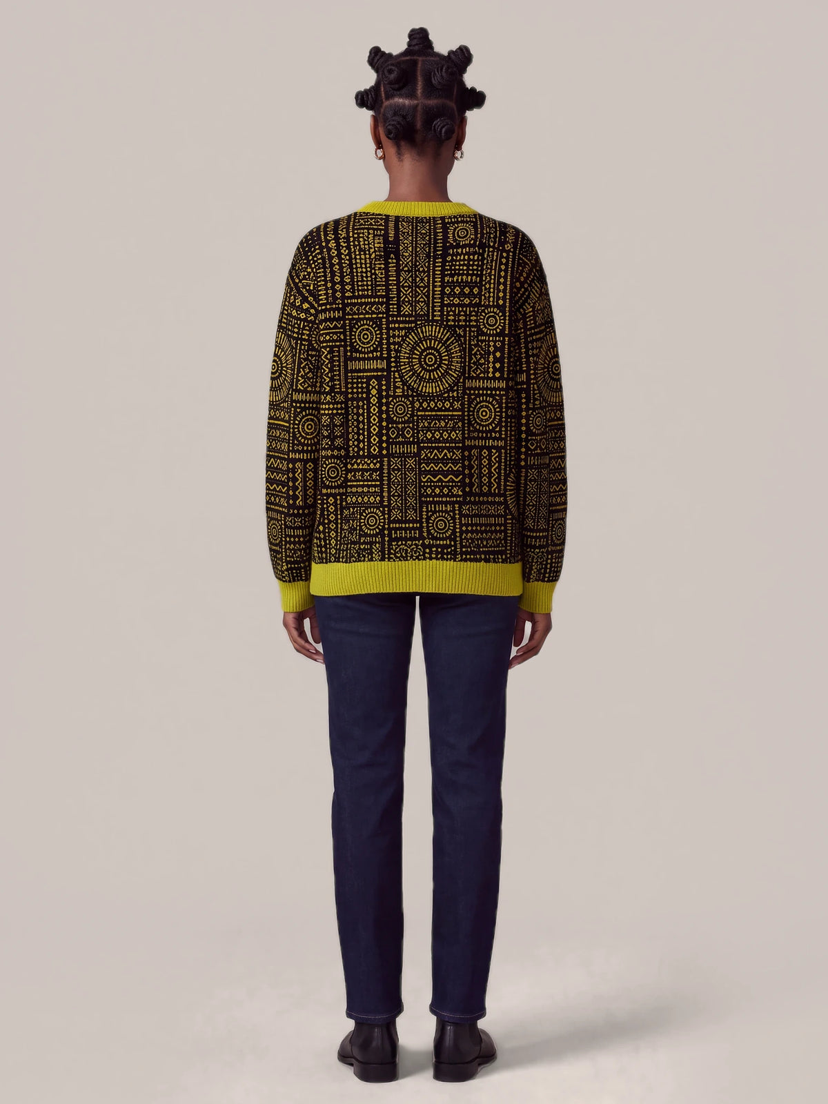 "Lamu" Sweatshirt — back view on model
