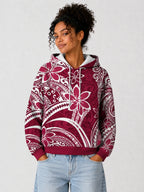 "Lehua" Hoodie — front view on model
