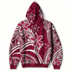 "Lehua" Hoodie — back flat