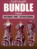 "Lehua" 2 Dresses + Free Leggings