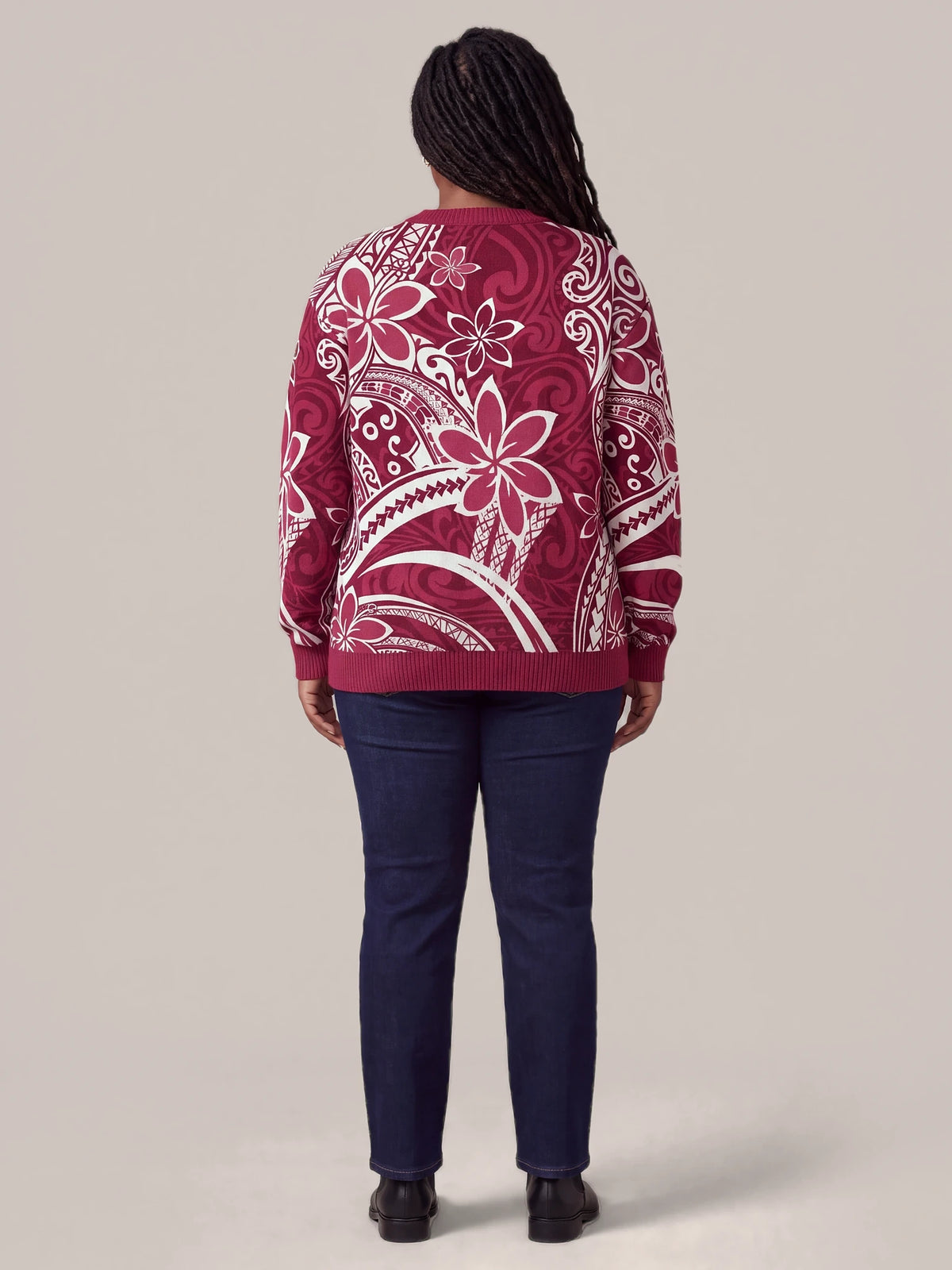 "Lehua" Sweatshirt — back view on model