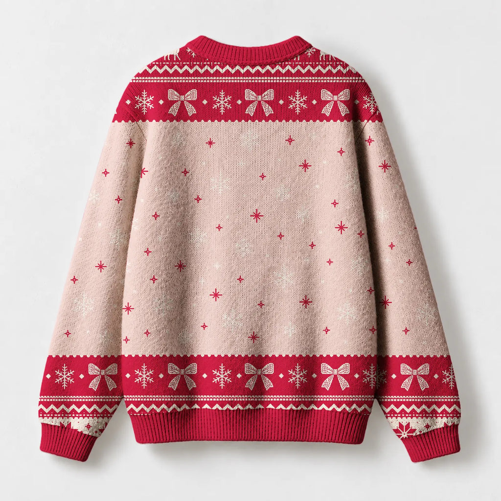 "Love Yourself" Christmas Sweatshirt — back view