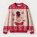 "Love Yourself" Christmas Sweatshirt — front view