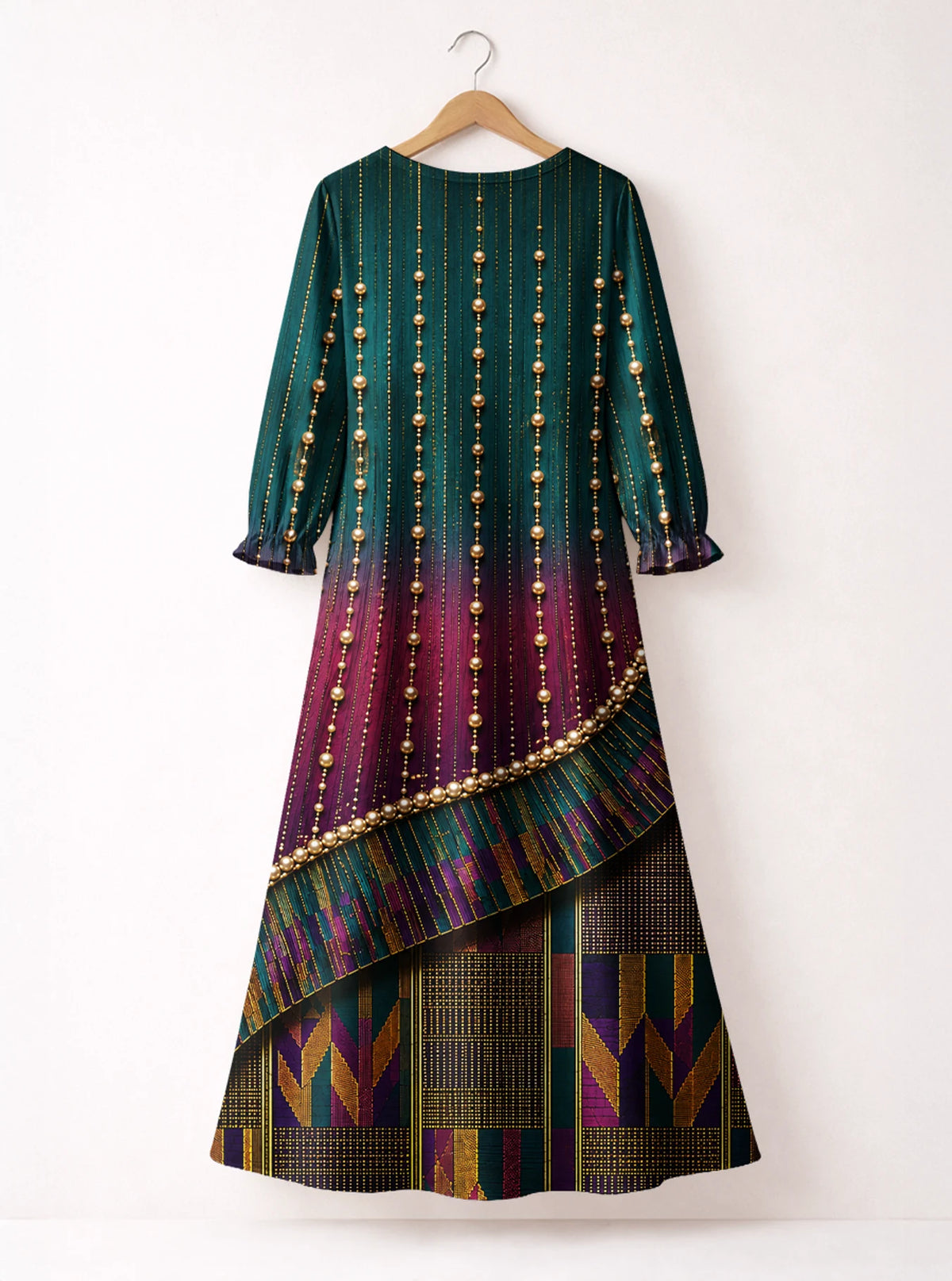 "Lulu" Long Sleeve Maxi Dress