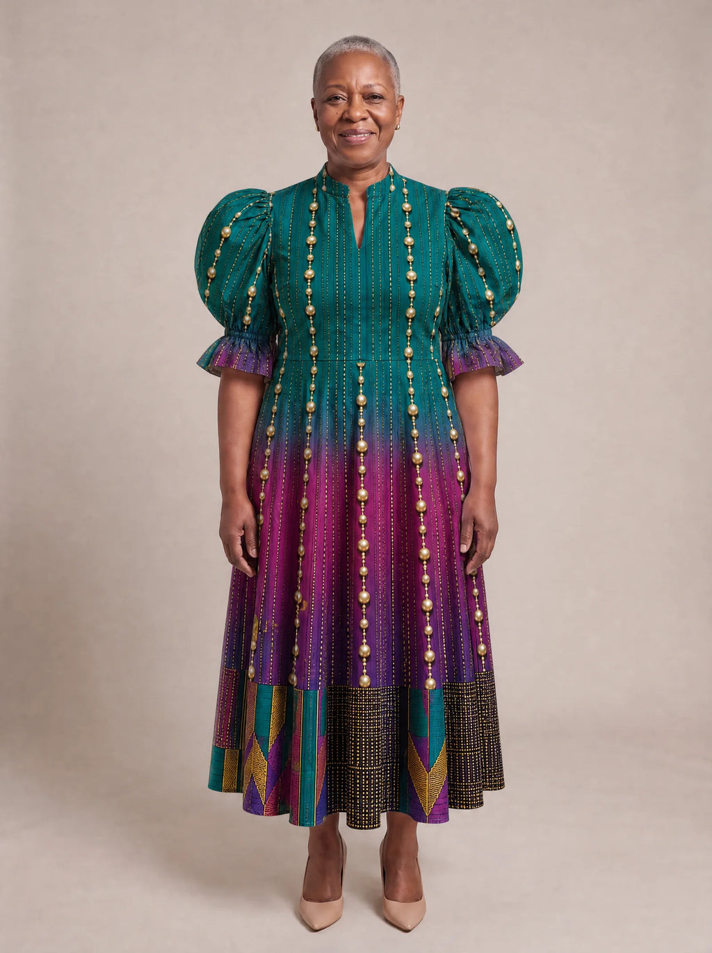 "Lulu" Puff Sleeve Dress