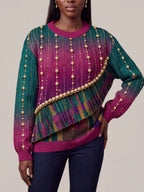 "Lulu" Sweatshirt — styled view on model