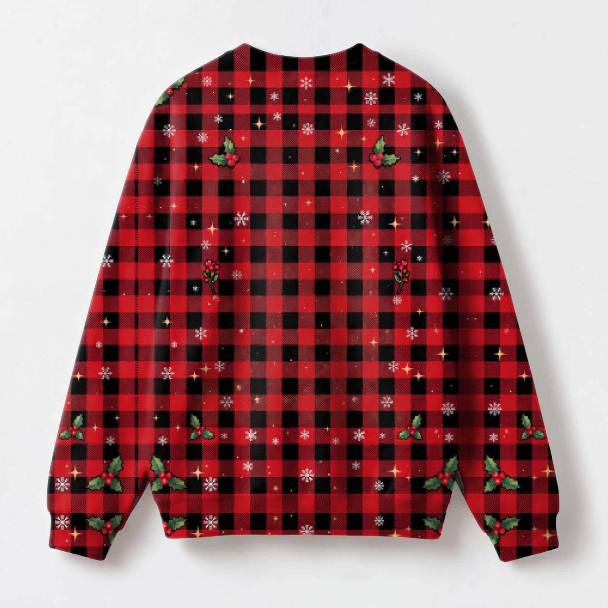 "Mac Queen" Christmas Sweatshirt — back view
