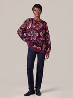 "Machipuko" Sweatshirt — front view on model