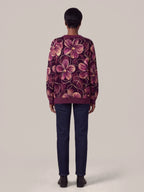 "Machipuko" Sweatshirt — back view on model