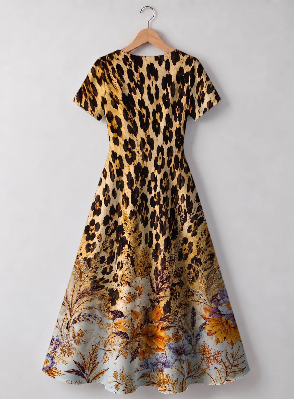 "Madoa" V Neck Midi Dress