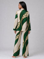"Maile" Pajama Set — back view on model
