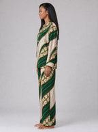"Maile" Pajama Set — side view on model