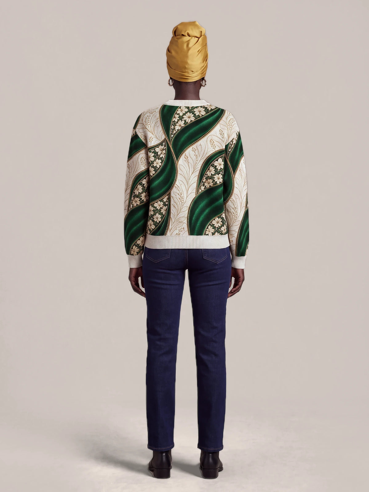 "Maile" Sweatshirt — back view on model
