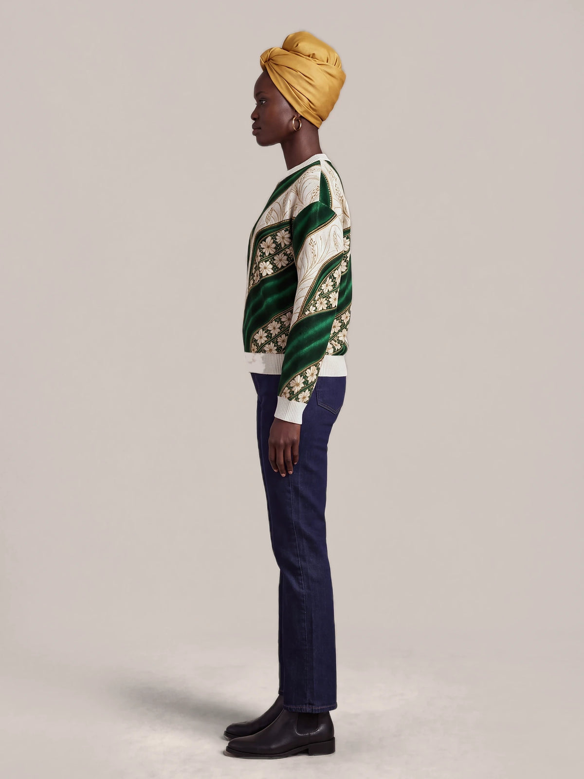 "Maile" Sweatshirt — side view on model