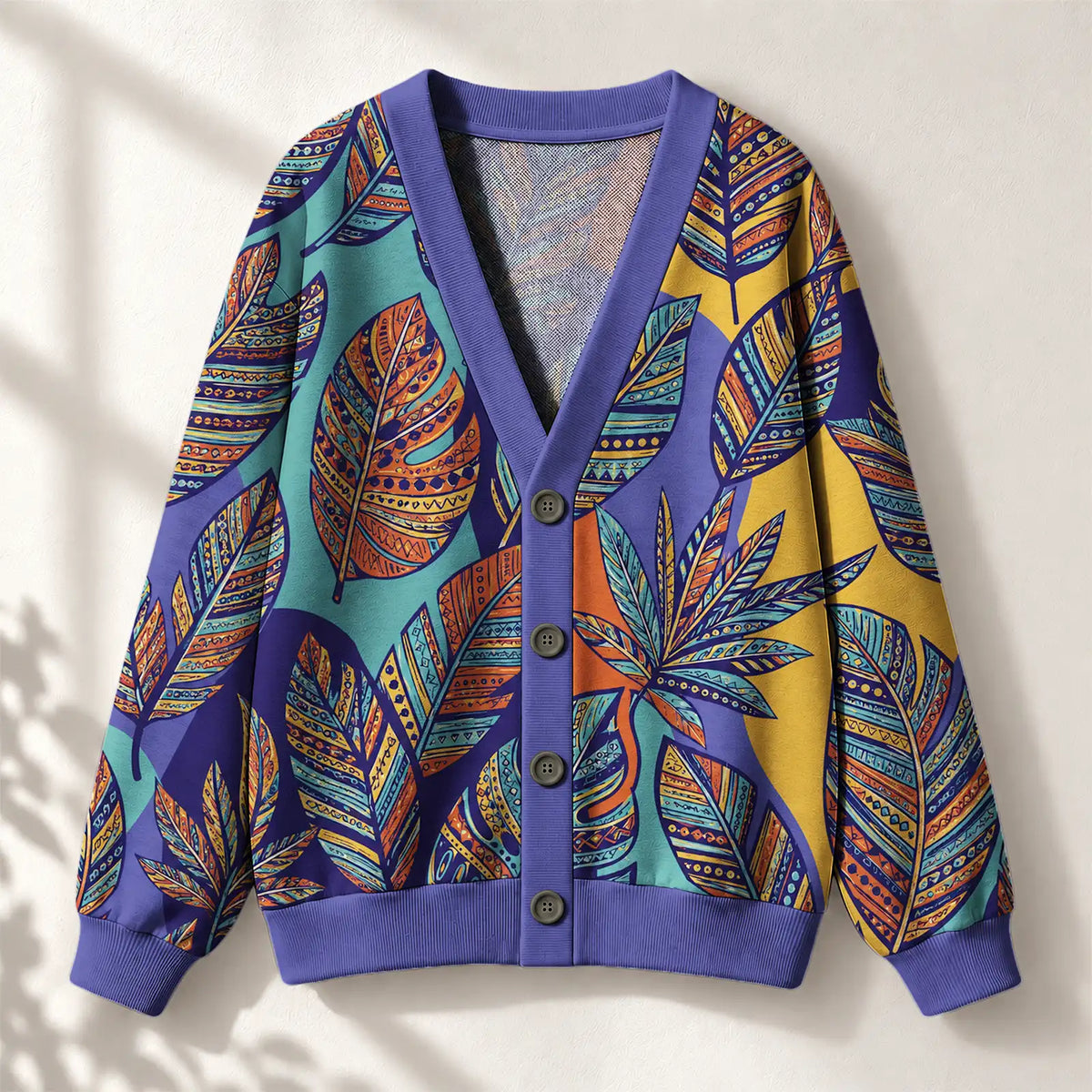 "Majani" Cardigan — front view