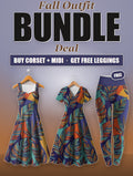 "Majani" 2 Dresses + Free Leggings