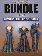 "Majani" 2 Dresses + Free Leggings