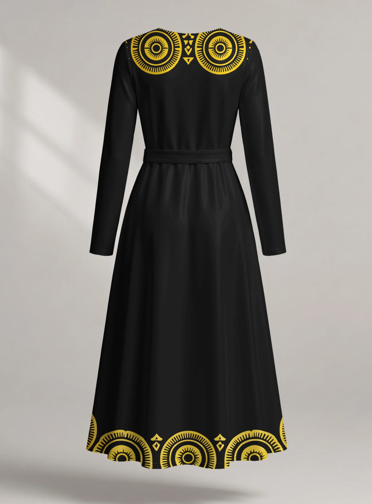 "Mamafo" Long Sleeve Midaxi Dress