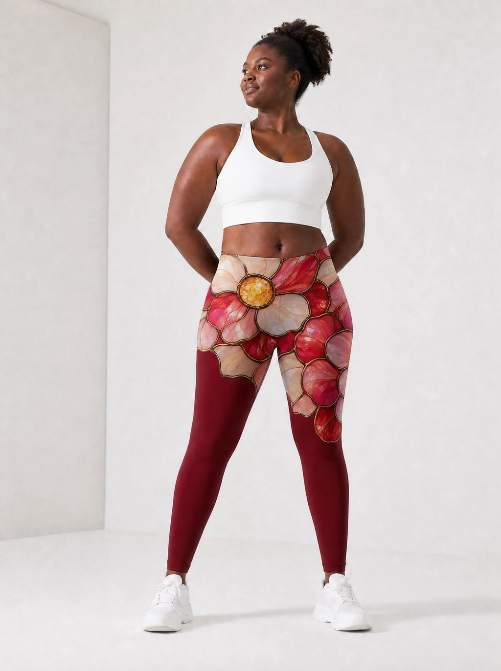 "Mapenzi" Leggings — full length on model
