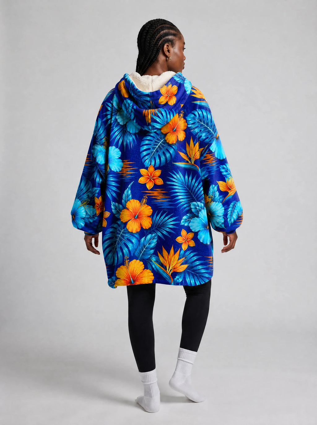 "Maua" Blanket Hoodie — side