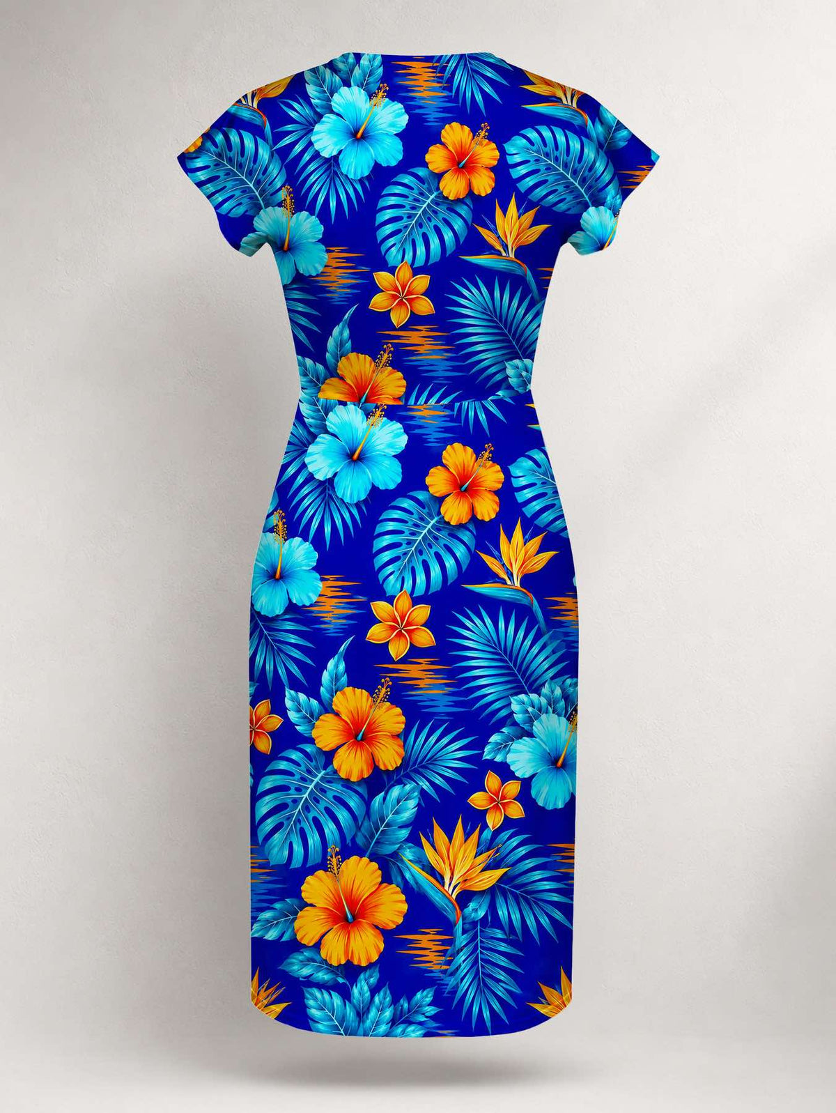 "Maua" Cap Sleeve Midi Dress Promo